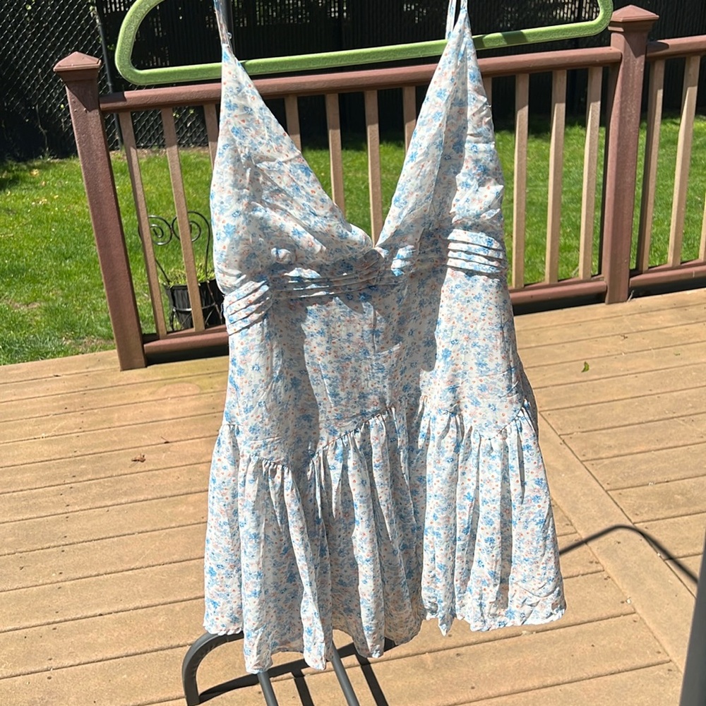 Cute floral romper dress